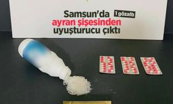 Samsun'da ayran şişesinden uyuşturucu çıktı: 1 gözaltı