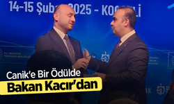 Canik'e Bir Ödülde Bakan Kacır'dan