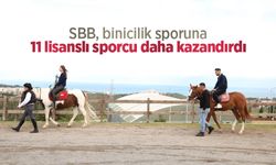 SBB, binicilik sporuna 11 lisanslı sporcu daha kazandırdı