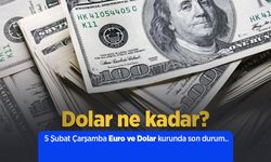 5 Şubat Çarşamba Euro ve Dolar kurunda son durum