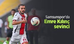 Samsunspor'da Emre Kılınç sevinci