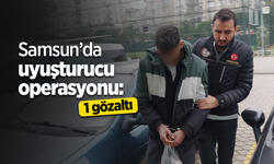 Samsun’da uyuşturucu operasyonu: 1 gözaltı