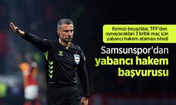 Samsunspor'dan yabancı hakem başvurusu