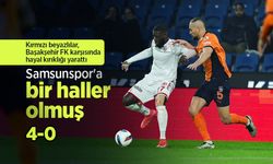 Kırmızı beyazlılar, Başakşehir FK karşısında hayal kırıklığı yarattı, Samsunspor'a bir haller olmuş 4-0