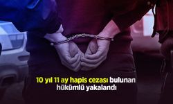 10 yıl 11 ay hapis cezası bulunan hükümlü yakalandı