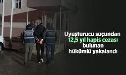 Uyuşturucu suçundan 12,5 yıl hapis cezası bulunan hükümlü yakalandı