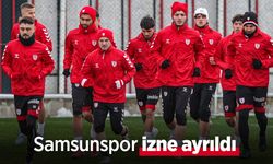 Samsunspor izne ayrıldı