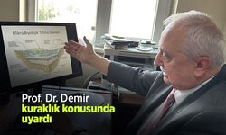 Prof. Dr. Demir kuraklık konusunda uyardı