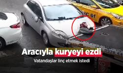 Aracıyla kuryeyi ezdi, vatandaşlar linç etmek istedi