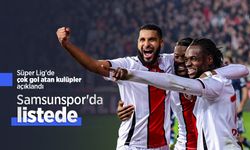 Süper Lig'de çok gol atan kulüpler açıklandı: Samsunspor'da listede