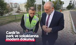 Canik'in park ve sokaklarına modern dokunuş