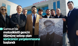 Samsun’da motosikletli gencin ölümüne sebep olan sürücünün yargılanmasına başlandı