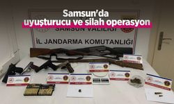 Samsun'da uyuşturucu ve silah operasyonu