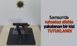 Samsun’da ruhsatsız silahla yakalanan bir kişi tutuklandı