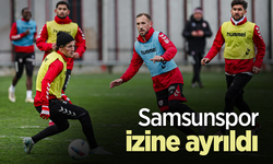 Samsunspor  izine ayrıldı