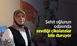 Şehit oğlunun odasında sevdiği çikolatalar bile duruyor