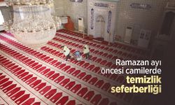 Ramazan ayı öncesi camilerde temizlik seferberliği