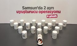 Samsun’da 2 ayrı uyuşturucu operasyonu: 6 gözaltı