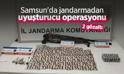 Samsun'da jandarmadan uyuşturucu operasyonu: 2 gözaltı