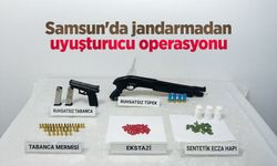 Samsun'da jandarmadan uyuşturucu operasyonu