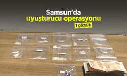 Samsun'da uyuşturucu operasyonu: 1 gözaltı