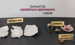 Samsun’da uyuşturucu operasyonu: 2 gözaltı