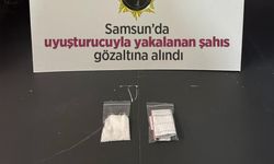 Samsun’da uyuşturucuyla yakalanan şahıs gözaltına alındı