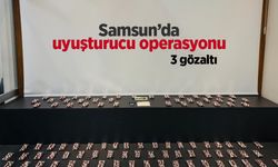 Samsun’da uyuşturucu operasyonu: 3 gözaltı