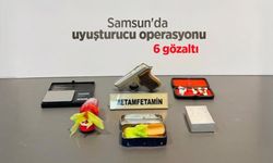 Samsun'da uyuşturucu operasyonu: 6 gözaltı