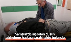 Samsun’da inşaatan düşen alzheimer hastası yaralı halde bulundu