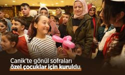 Canik'te gönül sofraları özel çocuklar için kuruldu