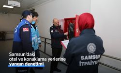 Samsun’daki otel ve konaklama yerlerine yangın denetimi