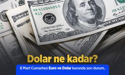 8 Mart 2025 Güncel Dolar ve Euro Kuru: Anlık Döviz Fiyatları