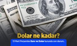 13 Mart 2025 Güncel Dolar ve Euro Kuru: Anlık Döviz Fiyatları