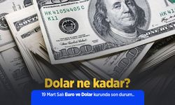 19 Mart 2025 Güncel Dolar ve Euro Kuru: Anlık Döviz Fiyatları