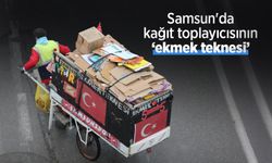 Samsun'da kağıt toplayıcısının ‘ekmek teknesi’