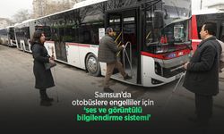 Samsun’da otobüslere engelliler için ‘ses ve görüntülü bilgilendirme sistemi’