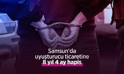 Samsun'da uyuşturucu ticaretine 8 yıl 4 ay hapis