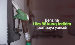 Benzine 1 lira 98 kuruş indirim pompaya yansıdı