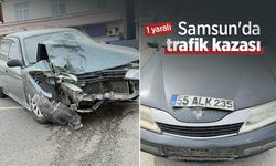 Samsun'da trafik kazası: 1 yaralı