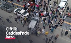 Çiftlik Caddesi'nde kaza