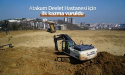 Atakum Devlet Hastanesi için ilk kazma vuruldu