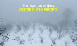 Mart kapıdan baktırdı, kazma kürek yaktırdı