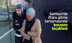 Samsun'da iftara gitme tartışmasında kocasını bıçakladı