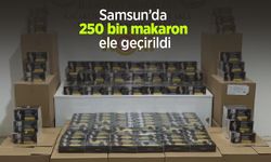 Samsun’da 250 bin makaron ele geçirildi