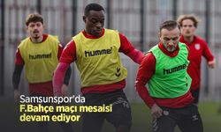 Samsunspor'da F.Bahçe maçı mesaisi devam ediyor