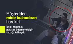 Müşteriden mide bulandıran hareket: İçtiği çorbanın parasını ödememek için tabağa kıl koydu