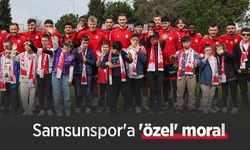 Samsunspor'a 'özel' moral