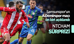 Samsunspor'un A.Demirspor maçı on biri açıklandı …  NTCHAM SÜRPRİZİ