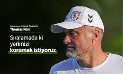 Samsunspor Teknik Direktörü Thomas Reis: Sıralamada ki yerimizi korumak istiyoruz